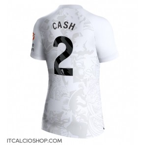 Aston Villa Matty Cash #2 Seconda Maglia Femmina 2023-24 Manica Corta